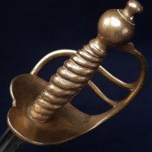 English 1751 Pattern Infantry Hanger, Huntingdonshire Militia, by Samuel Harvey 12